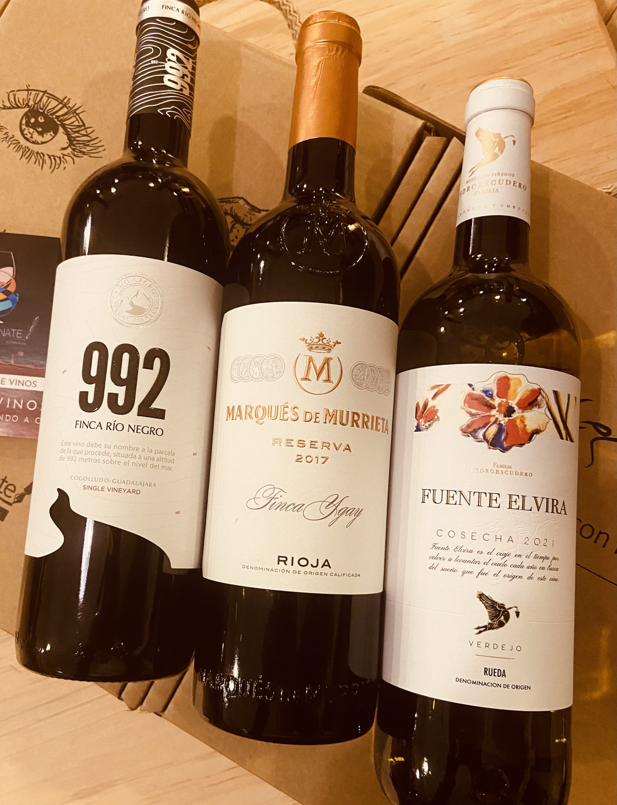Vámonos de Vinos con Fuente Elvira, 992 y Marqués de Murrieta